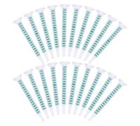 DECORNIJIA 50pcs Epoxy Glue Mixing Tubes Section Nozzles Mixer Applicator for Two-part Adhesives Sealants Foams Easy DIY Home Use