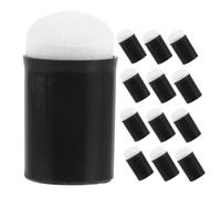 DECORNIJIA 50pcs Finger Painting Kit Soft Sponge Daubers for Washable Multipurpose Ink Sponges for DIY Crafts Card Making Face Paint Kindergarten Art Reusable Drawing Tools
