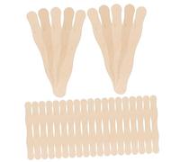 DECORNIJIA 50PCS Food Grade DIY Crafting Popsicle Sticks for Reusable Craft Supplies for Ice Cake Decoration and Hands Activities Smooth Surface for Safe Use