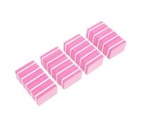 DECORNIJIA 50pcs Mini Nail Buffer Block Sponge Nail File for Manicure for Polishing Smoothing and Shaping in Pink