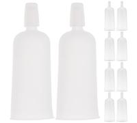 DECORNIJIA 50pcs Mini Plastic Dropper Bottles with Caps for Precise Liquid Dispensing, 10ml Reusable Ampoule Bottles Made of Tpe Material, for DIY Projects and Essential Oils