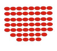 DECORNIJIA 50Pcs Round Double Sided Adhesive Pads for Car Ornament Fixing Strong Sticky Tape with PVC Glue Self Adhesive Easy Peel and Stick Compact for Use