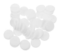 DECORNIJIA 50Pcs White 220Mm Aromatherapy Necklace Refill Pads Cotton Diffuser Replacement for Essential Oil Locket, Car and Personal Aroma Accessories