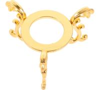 DECORNIJIA 56 Inch Crystal Ball with Gold Metal Stand Quartz Sphere Display Stand Decorative Crystal Ball Holder for Photography and Home Decor