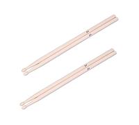 DECORNIJIA 5a Maple Wood Drumsticks 2 Pairs Lightweight Wooden Percussion Sticks for Beginners Boys and Girls Portable Jazz Drumsticks Suitable for Drum Kits and Practice