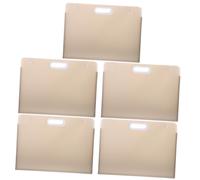 DECORNIJIA 5pcs 8k Drawing Handbag Paper Organizer Office File Organizer Bags for Art Organiser File Folder Art Storage Holder Organizing for Artists Bag Organizer Paperwork File Bags Plastic