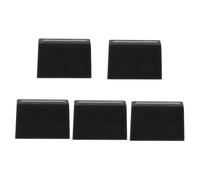 DECORNIJIA 5pcs Black Mixer Console Slider Fader Caps Replacement Knob Covers 4mm Inner Hole for Dj Mixer Fader Controls Accessories