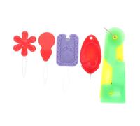 DECORNIJIA 5pcs Convenient Needle Threaders Sewing Tools for Easy Threading Embroidery and Darning Plastic Stitch Insertion with Multiple Designs for DIY Craft and Home Use Random Color