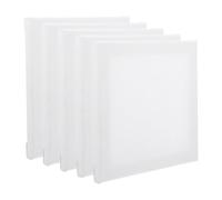 DECORNIJIA 5Pcs DIY Blank Art Boards Canvas Oil Painting Panels Frames Lightweight for Acrylic Oil Paint Sketch Drawing Craft Practice