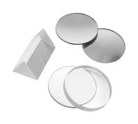 DECORNIJIA 5pcs Optically Polished Double Convex and Concave Glass Lens Set for Physics Experiments Scratch-resistant Optics Teaching Kit with Accurate Image Precision and Enhanced Color