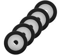 DECORNIJIA 5pcs Pinch Roller for Audio Recorder Plastic Guide Pulley Wheel Replacement for Tape Cassette Machine Repair Compatible with Monoplayer CD Player