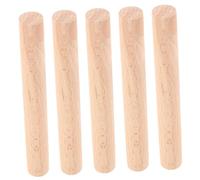 DECORNIJIA 5pcs Solid Wood Pegboard Hooks Wooden Pegs for Hanging and DIY Crafts Sturdy Wood Sticks for Notice Boards Pin Boards and Home Organization