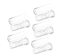 DECORNIJIA 5pcs Square Lipstick Tubes Refillable DIY Lip Balm Containers Portable Makeup Holders for Homemade Lip Care Products Compact and Stylish Beauty Tools for Travel and Daily Use