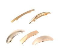 DECORNIJIA 5pcs Women Hair Clips Spring Metal Barrettes Hairpin Hair Accessories Golden Decorative Headband for Parties Daily Wear