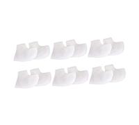 DECORNIJIA 6 Pairs Breathable Gel Silicone Heel Socks Moisturizing Protective Sleeve for Cracked Heels White for Men and Women