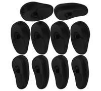 DECORNIJIA 6 Pairs Silicone Ear Covers for Hair Dying, Comfortable Material, Fit, Black Hair Dye Ear Protectors for Salon and Home Use