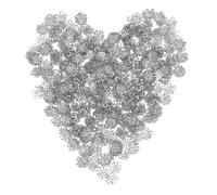 DECORNIJIA 600PCS Metal Hollow Flower Bead End Caps for DIY Jewelry Making Elegant Pearl Base Spacer Bead Tops for Bracelets Necklaces Easy Assembly Craft Supplies