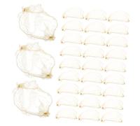 DECORNIJIA 60pcs Gold Ballet Bun Nets High Elastic Invisible Hair Nets for Women Dance Hair Accessories Comfortable Breathable Mesh for Updos and Performances