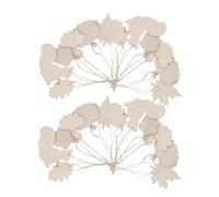 DECORNIJIA 60pcs Unfinished Wooden Craft Ornaments with Turkey Pumpkin Pinecone Shapes for Thanksgiving Halloween Autumn DIY Decorations Beige Wood Slices for Home Party Classroom