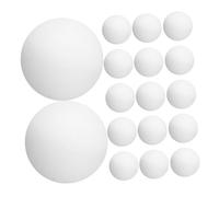 DECORNIJIA 60pcs White Table Tennis Balls Professional Standard Plastic for Indoor Outdoor Sports Party Decorations DIY Crafts Washable Competition Training Pet