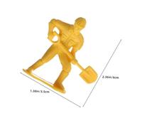 DECORNIJIA 63pcs Construction Worker Figurines Playset with Tools Safe Plastic Engineering Figures for Teamwork Motor Skills Development and Creative Play at Home Classroom