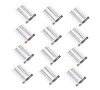 DECORNIJIA 6d Waterproof Imitation Eyebrow Stickers 12pcs Black Eyebrow Transfer Natural Look Suitable for Daily Makeup