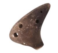 DECORNIJIA 6hole Mini Ocarina Ceramic Wind Instrument Pottery Musical Tool Pocket Travel Key Beginner Friendly Handmade Sound Maker