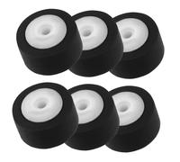 DECORNIJIA 6pcs Bearing Pinch Roller for Video Tape Recorder Cassette Machine Repair Plastic Tape Drive Belt Pulley Replacement Parts