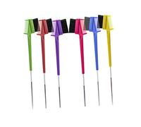 DECORNIJIA 6pcs Double-ended Eyebrow Brush and Comb Set, Multifunctional Brow Brush Pp Handle, Dual-sided Hair and Makeup Tool for Women’s Precise Eyebrow Grooming and Lash Separating