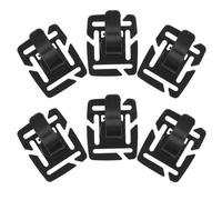 DECORNIJIA 6pcs Drinking Water Bag Pipe Fixing Clip Backpack Water Bottle Black