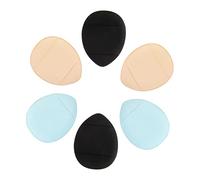 DECORNIJIA 6pcs Mini Cosmetic Powder Puff Dual Use Wet and Dry Makeup Sponges for Natural Facial Blending Application