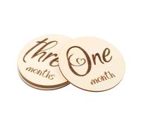 DECORNIJIA 6pcs Monthly Cards Double-Sided Photography Props for Newborns Creative Cute Design Photo Signs to Capture Growth in First Year