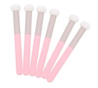 DECORNIJIA 6pcs Mushroom Head Concealer Sponge Brush with Handle Soft Fluffy Beauty Sponge Applicators for Foundation and Seamless Blending Dry and Wet Use Compact Multi-functional Makeup