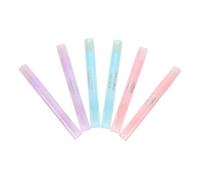 DECORNIJIA 6pcs Nail Polish Remover Pens and Nail Art Detail Cleaning Pens Manicure Accessory Set with Light Blue Purple and Pink and Polish Removal at Home Or Salon