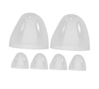 DECORNIJIA 6pcs Replacement Bottle Caps Wide Mouth Milk Jug Lids Fit Plastic Glass Jars Seal Dust Covers for Feeding Bottles