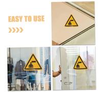DECORNIJIA 6pcs Watch Your Head Caution Warning Stickers Self-adhesive Low Ceiling Signs Safety Decals for Machine Equipment and Workplace Alert