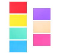 DECORNIJIA 7pcs Ambient Lighting Film Warm Light Correction Sheets Lighting Filter Film Gel Light Filter Correction Gels for Atmosphere Lamps Photographic Application