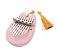 DECORNIJIA 8-key Acrylic Thumb Finger Piano Portable Mini Kalimba with Steel Keys Easy to Learn Cute Bear Shape Music Instrument for Beginners and Kids