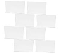 DECORNIJIA 8 pcs Clear Plastic Shelf Dividers for Closet Organization Wardrobe and Kitchen Shelf Separators Easy Install Storage Dividers for Bedroom Cabinets and Bathroom