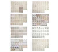 DECORNIJIA 8 Sets Vintage Magazine Pages Decorative Craft Paper for Journaling Scrapbooking DIY Backgrounds Retro Old Book Style Writing and Decoration Paper