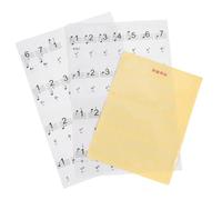 DECORNIJIA 88-key Piano Keyboard Stickers with Staff Notes for Beginners Adhesive Sticker Labels Easy to Remove No Residue for Learning Piano