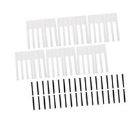 DECORNIJIA 88pcs Piano Keytops Set for Keyboard Repair Matte Black and White Key Replacement for 88-key Acoustic and Electric Pianos for Professional Pianists and Music Instrument