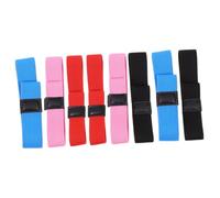 DECORNIJIA 8Pcs Colorful Elastic Bento Box Straps Reusable Lunch Container Bands for Food Storage and Packed Lunch Accessories