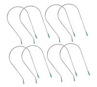 DECORNIJIA 8pcs Electric Heating Curling Clips U-shaped Hair Curler Replacement Clips Lightweight Hot Roller Accessories for Effortless Styling