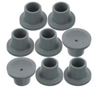 DECORNIJIA 8pcs Shower Chair Feet Replacement Rubber Caps Non-Slip Bath Bench Leg Covers for Elderly Disabled Commode Seat and Toilet Chair Legs