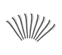 DECORNIJIA 9Pcs Dual Ended Cleaning Brush for Kitchen Automotive Bathroom Plastic Bristle Handles Versatile Tiny Brush for Hard to Reach Dirt Removal and Polishing