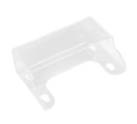 DECORNIJIA Acrylic Suction Cup Utility Rack for Refrigerator Door Multi-purpose Transparent Storage Shelf with Strong Suction Cups Installation for Home and Office Small Items Organization