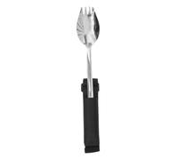 DECORNIJIA Adaptive Spork with Slip Handle for Seniors and Disabled Adults Lightweight Easy Grip Cutlery Utensil Durable Tremble Eating Aid for Elderly and Mobility Impaired