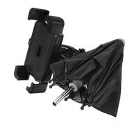 DECORNIJIA Adjustable Bike Phone Holder with Sunshade Umbrella Shockproof Motorcycle and Electric Bicycle Mount Portable Navigation Stand for Outdoor Riding