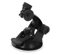 DECORNIJIA Adjustable Dash Cam Suction Mount Holder for Sports Cameras and Phone Adapters Durable Abs Rubber Shock Resistant Car Windshield Bracket Compact Portable Design